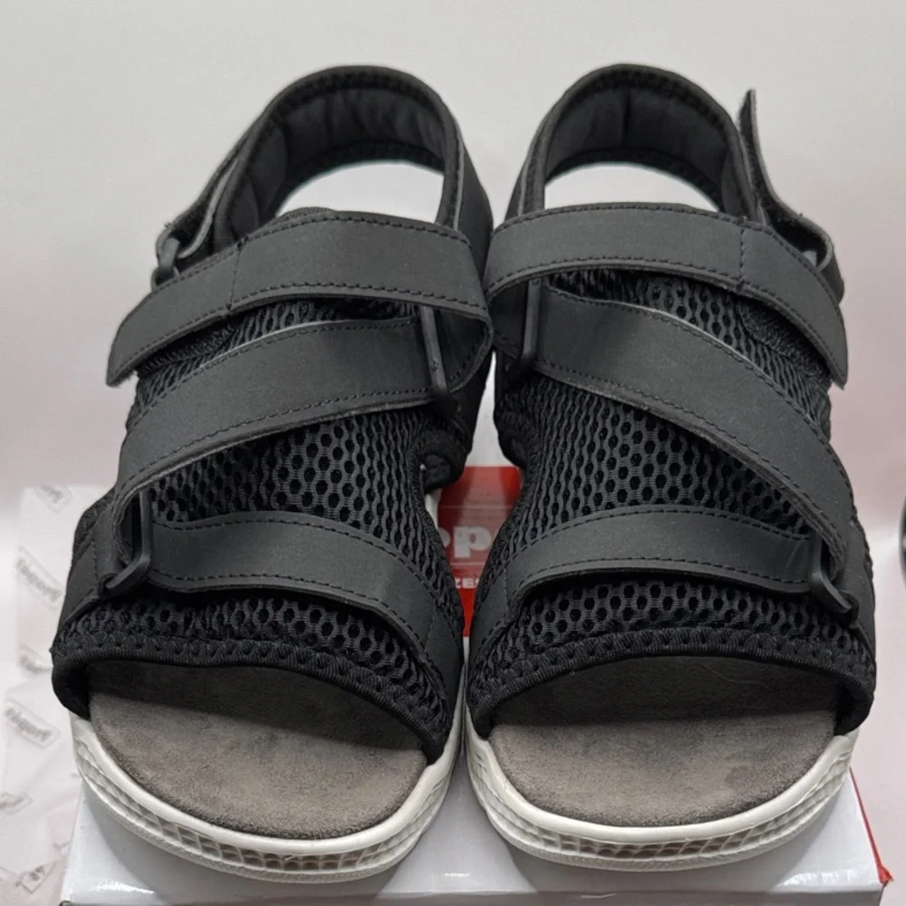 Propet Women's Black Mesh Sandals - Picture 3 of 10